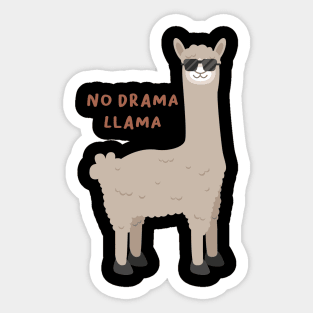 NO DRAMA LLAMA Sticker